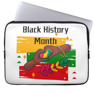 Schwarze Geschichte Monat feiern gemeinsam aufstei Laptopschutzhülle