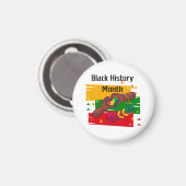 Schwarze Geschichte Monat feiern gemeinsam aufstei Magnet (Vorderseite/Rückseite)