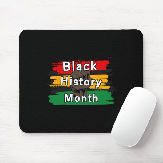Schwarze Geschichte Monat feiern gemeinsam aufstei Mousepad (Mit Mouse)