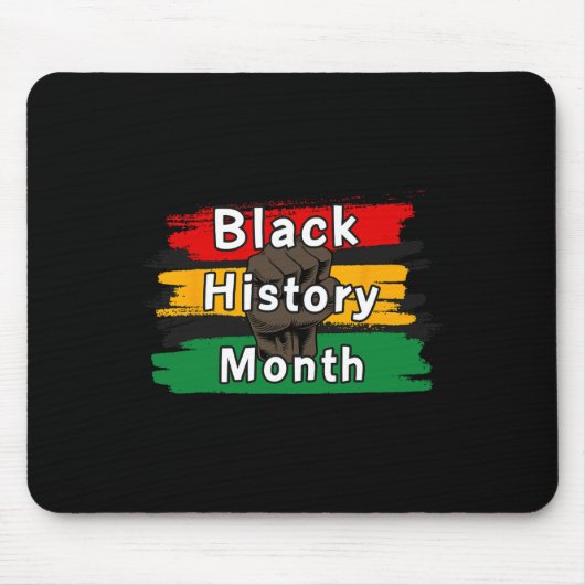 Schwarze Geschichte Monat feiern gemeinsam aufstei Mousepad (Vorne)