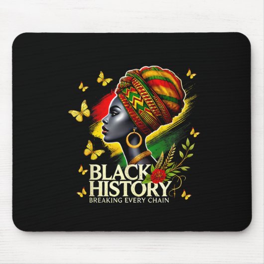 Schwarze Geschichte Monat Frauen Schwarze Geschich Mousepad (Vorne)