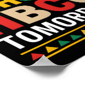 Schwarze Geschichte Monat Grundschule Hbcu Tomorro Poster (Ecke)