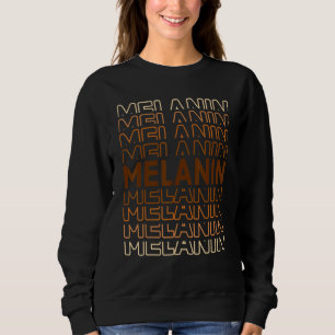 Schwarze Geschichte Monat Haut Tones Schwarzer Sto Sweatshirt