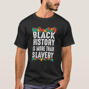 Schwarze Geschichte Monat Hübsch Schwarz Gebildete T-Shirt
