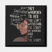 Schwarze Geschichte Monat ich bin der Sturm starke Magnet (Vorne)