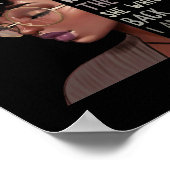 Schwarze Geschichte Monat ich bin der Sturm starke Poster (Ecke)