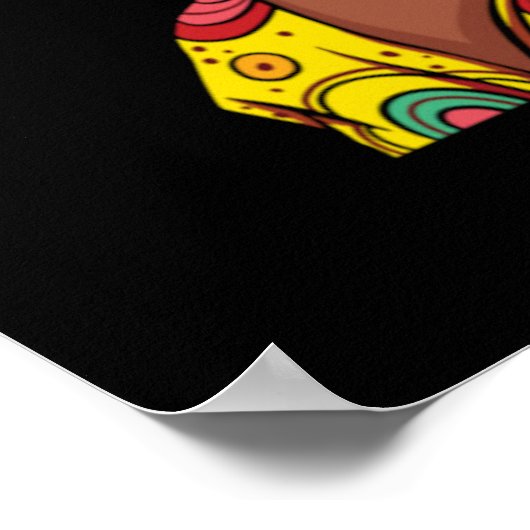 Schwarze Geschichte Monat ich bin der Sturm starke Poster (Ecke)