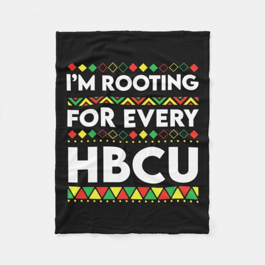 Schwarze Geschichte Monat ich bin Rooting für jede Fleecedecke (Vorderseite)