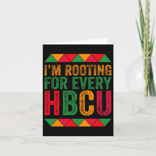 Schwarze Geschichte Monat ich bin Rooting für jede Karte