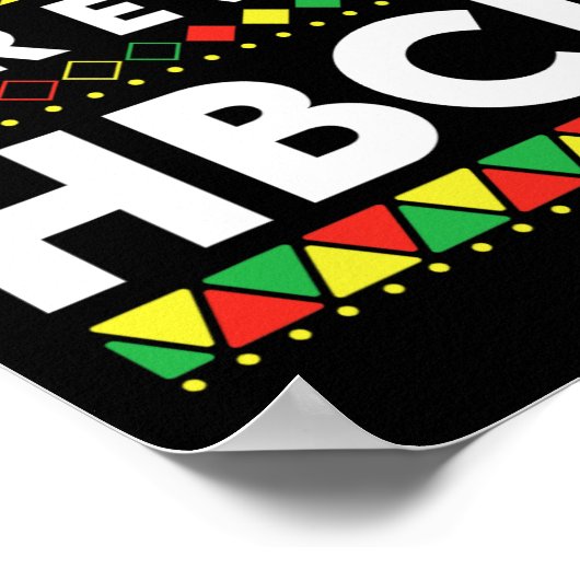 Schwarze Geschichte Monat ich bin Rooting für jede Poster (Ecke)