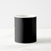 Schwarze Geschichte Monat II Aufkleber Kaffeetasse (Mittel)