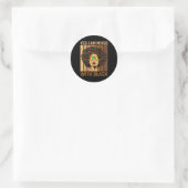 Schwarze Geschichte Monat Ja mit Schwarzafrika ver Runder Aufkleber (Tasche)