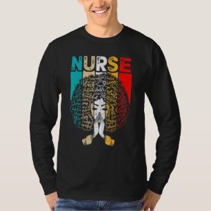 Schwarze Geschichte Monat Krankenschwester Melanin T-Shirt