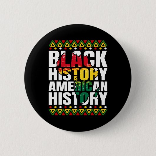 Schwarze Geschichte Monat Kulturerbe Button (Vorderseite)
