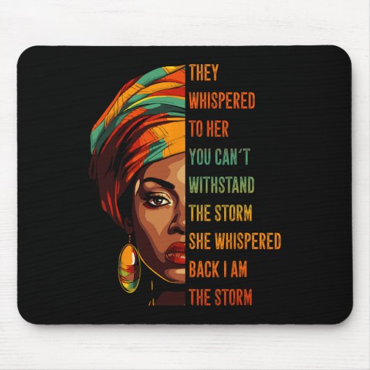 Schwarze Geschichte Monat Kulturerbe Mousepad (Vorne)
