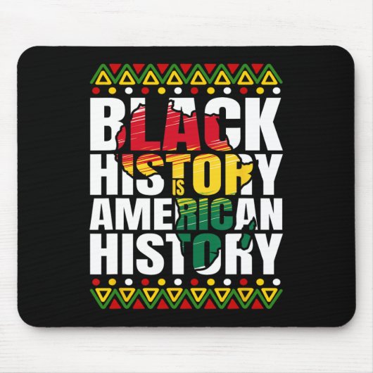 Schwarze Geschichte Monat Kulturerbe Mousepad (Vorne)