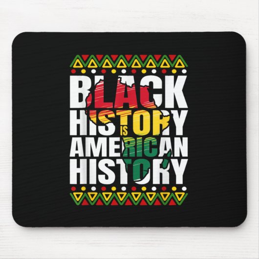 Schwarze Geschichte Monat Kulturerbe Mousepad (Vorne)