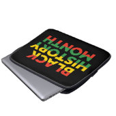 Schwarze Geschichte Monat Laptop-Sieb 13 Zoll Laptopschutzhülle (Vorne Knopf)