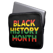 Schwarze Geschichte Monat Laptop-Sieb 13 Zoll Laptopschutzhülle (Vorderseite Links)