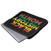 Schwarze Geschichte Monat Laptop-Sieb 15 Zoll Laptopschutzhülle (Vorne Knopf)