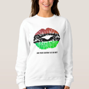 Schwarze Geschichte Monat Lip Gleichheit Gerechtig Sweatshirt