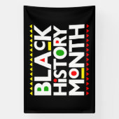 Schwarze Geschichte Monat Melanin Männer Frauen Ki Banner (Vertikal)