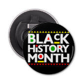 Schwarze Geschichte Monat Melanin Männer Frauen Ki Flaschenöffner (Vorderseite)