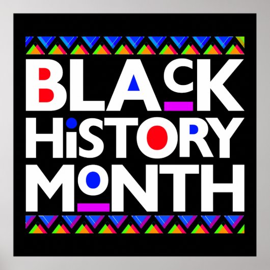 Schwarze Geschichte Monat Melanin Männer Frauen Ki Poster (Vorne)