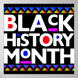 Schwarze Geschichte Monat Melanin Männer Frauen Ki Poster