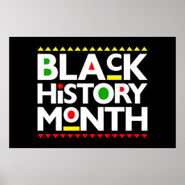 Schwarze Geschichte Monat Melanin Männer Frauen Ki Poster