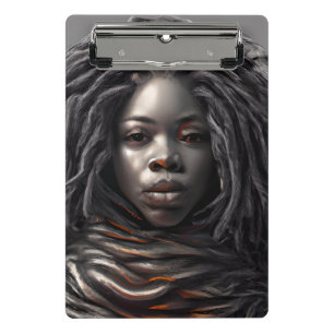 Schwarze Geschichte Monat Melanin Schwarze Girl Ma Mini Klemmbrett