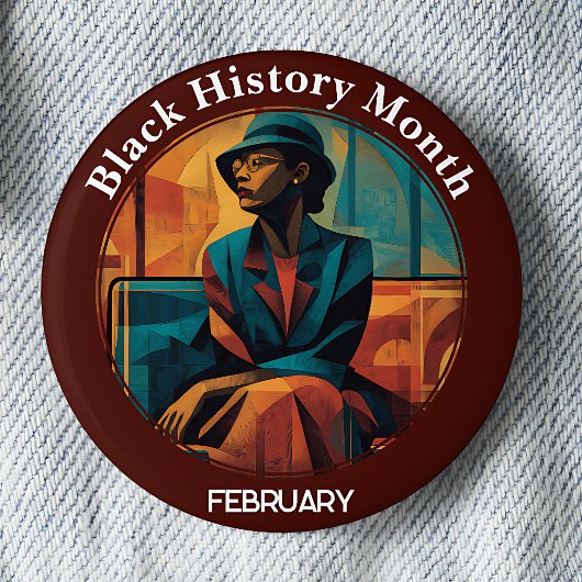 Schwarze Geschichte Monat Montgomery Bus Boykott P Button