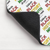SCHWARZE GESCHICHTE MONAT Motivierend BHM Mousepad (Ecke)