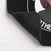 Schwarze Geschichte Monat Panther Party Logo Afro Mousepad (Ecke)