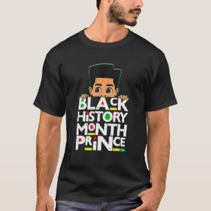 Schwarze Geschichte Monat Prinz Melanin Son Boy Kl T-Shirt