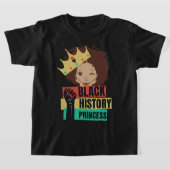 Schwarze Geschichte Monat Prinzessin Black Girl Ma T-Shirt (Ablage )