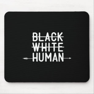 Schwarze Geschichte Monat Schwarz-weißer Mensch-Af Mousepad