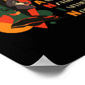 Schwarze Geschichte Monat Schwarze Königin erziehe Poster (Ecke)