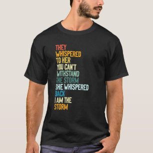 Schwarze Geschichte Monat starke schwarze Frau I b T-Shirt