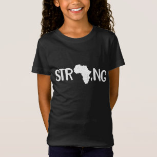 Schwarze Geschichte Monat starkes Geschenk Frauen T-Shirt
