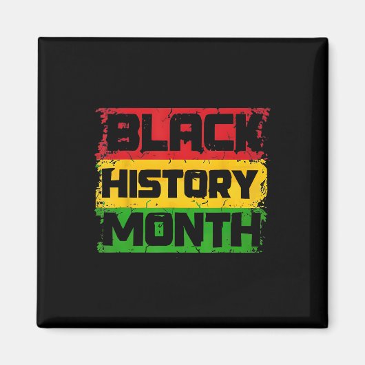 Schwarze Geschichte Monat Stolz ich bin Schwarze G Magnet (Vorne)