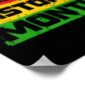 Schwarze Geschichte Monat Stolz ich bin Schwarze G Poster (Ecke)