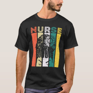 Schwarze Geschichte Monat Vintag Schwarze Frau Kra T-Shirt