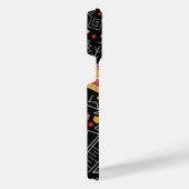 Schwarze Geschichte Monatsmuster iPhone Hülle (Rechte Seite)