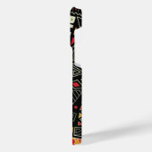 Schwarze Geschichte Monatsmuster iPhone Hülle (Linke Seite)