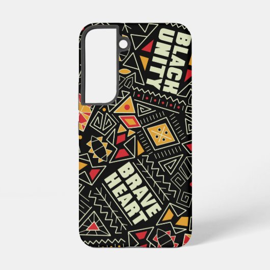 Schwarze Geschichte Monatsmuster Samsung Galaxy Hülle (Rückseite)