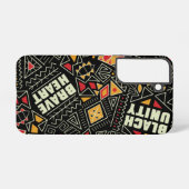 Schwarze Geschichte Monatsmuster Samsung Galaxy Hülle (Rückseite (Horizontal))