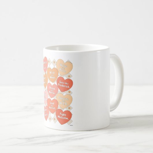 Schwarze Geschichte Mondtraum wie Anführer Schwarz Kaffeetasse (VorderseiteRechts)