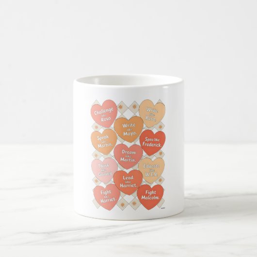 Schwarze Geschichte Mondtraum wie Anführer Schwarz Kaffeetasse (Mittel)