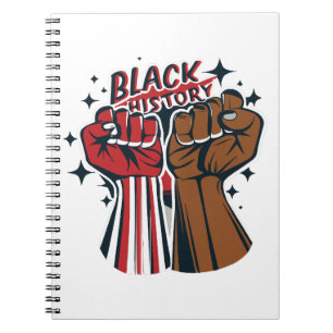 Schwarze Geschichte Notizblock